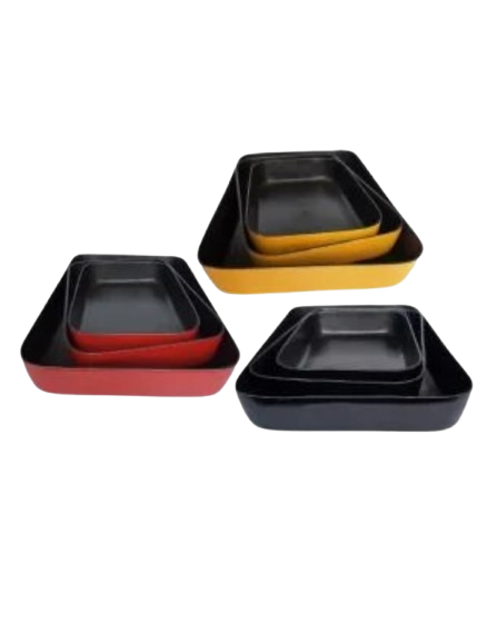 Assadeira Alumínio Fundido Colorida