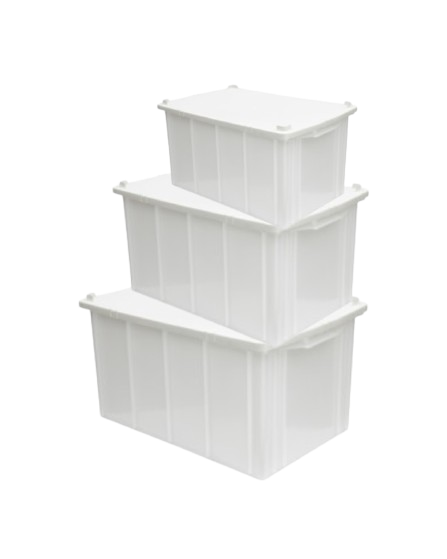 Caixa Empilhável com Tampa