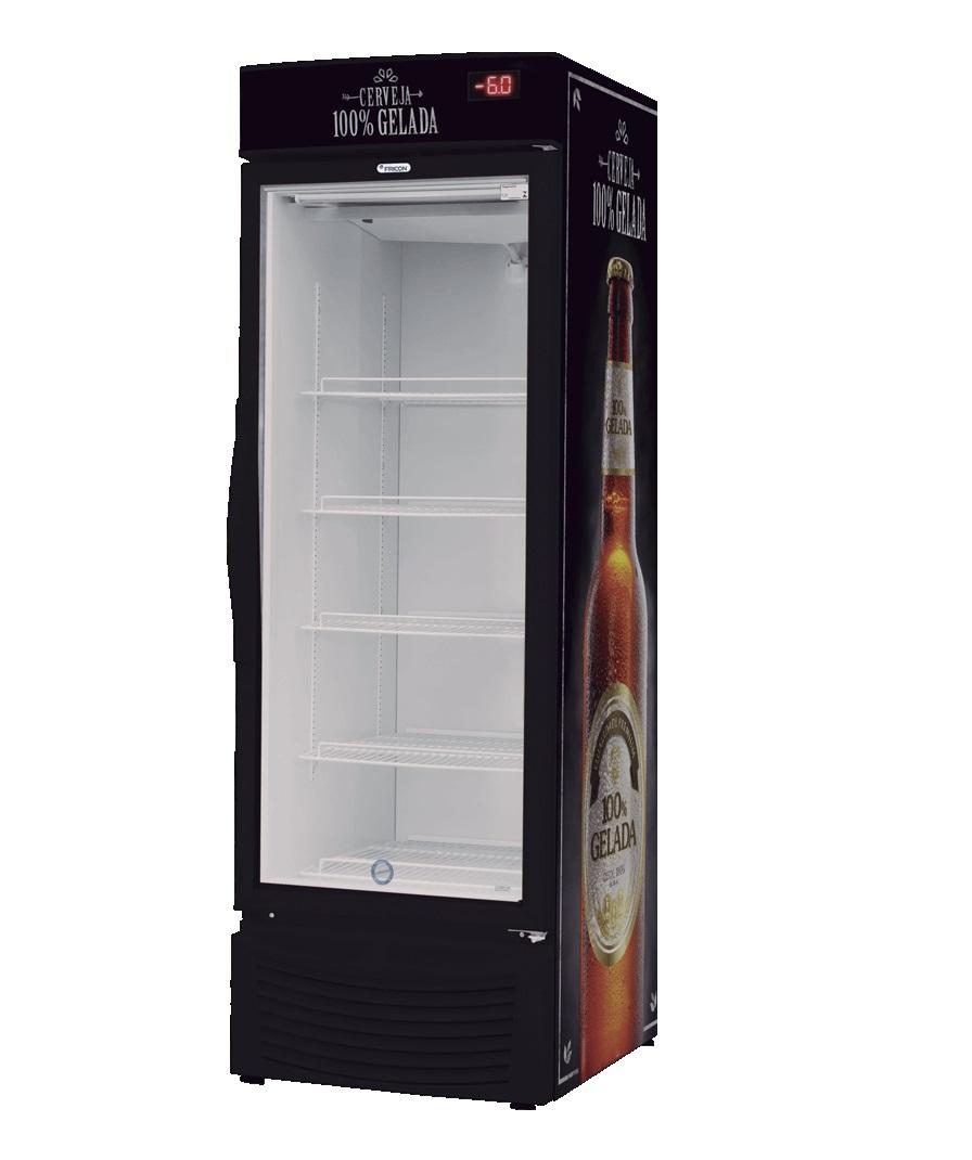 Cervejeira com porta de vidro 